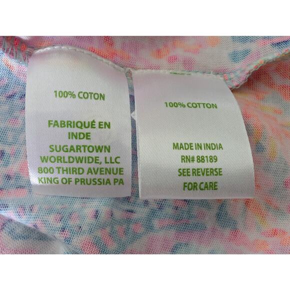 Lilly Pulitzer Geanna Short Sleeve Dress in Splashdance Size Small Style 010343 - Picture 6 of 7